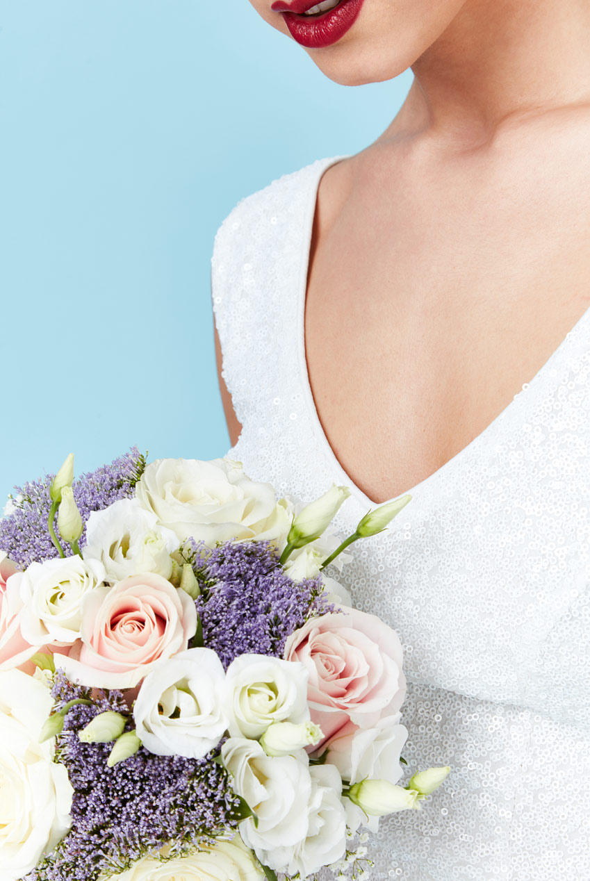 bridal αέρινο maxi φόρεμα degraded mini paillettes