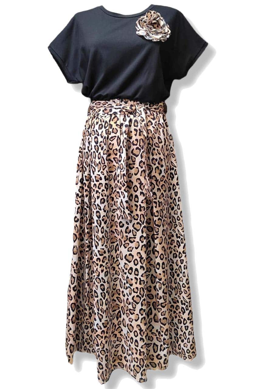 smart dual φόρεμα chic leopard